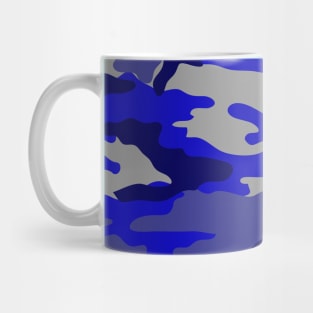 BLUE CAMUFAJE, Tarnung, camouflage DESIGN Mug